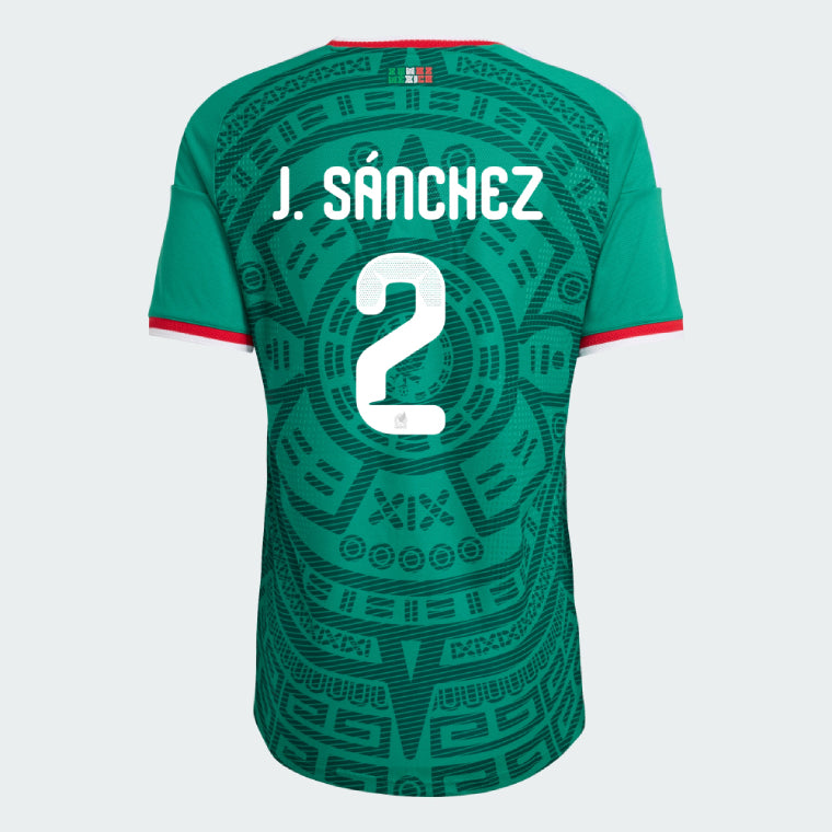 Mexico Home J. SÁNCHEZ 2 Jersey World Cup 2026 (Player Version)