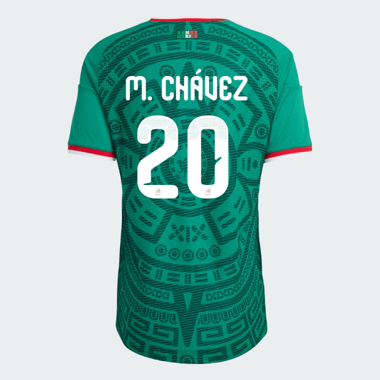 Mexico Home M. CHÁVEZ 20 Jersey World Cup 2026 (Player Version)