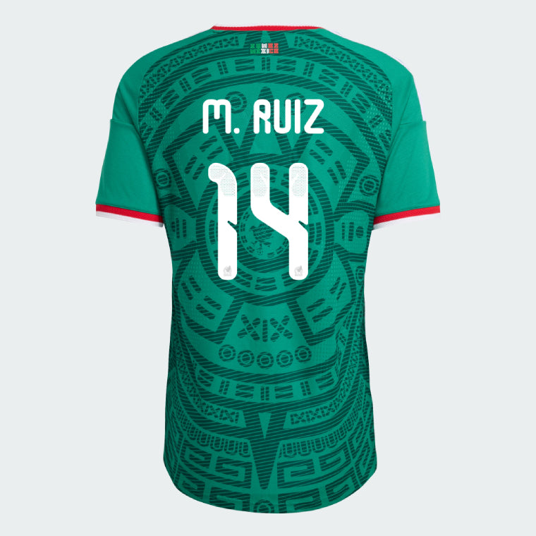 Mexico Home M. RUIZ 14 Jersey World Cup 2026 (Player Version)