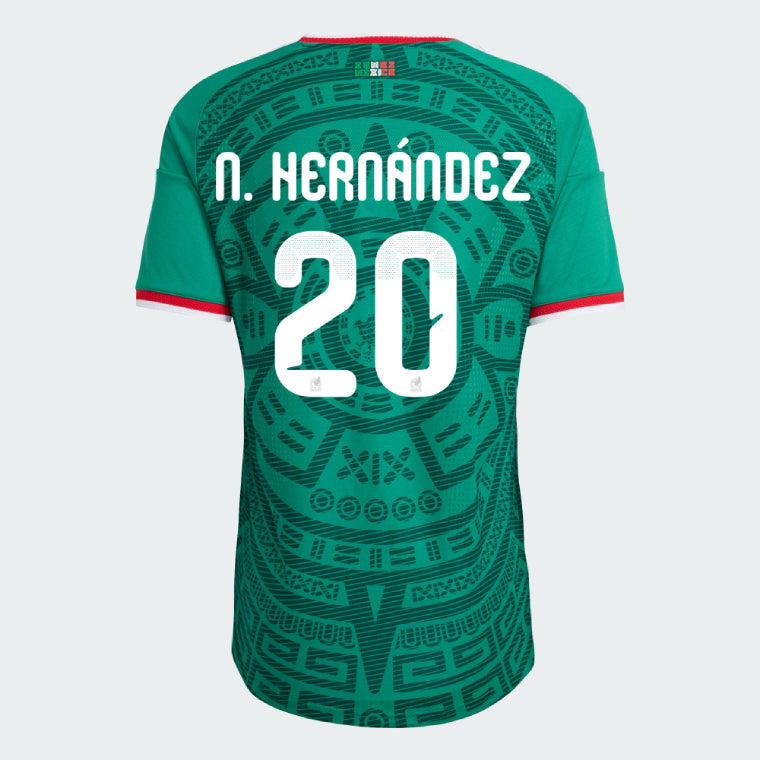 Mexico Home N. HERNÁNDEZ 20 Jersey World Cup 2026 (Player Version)