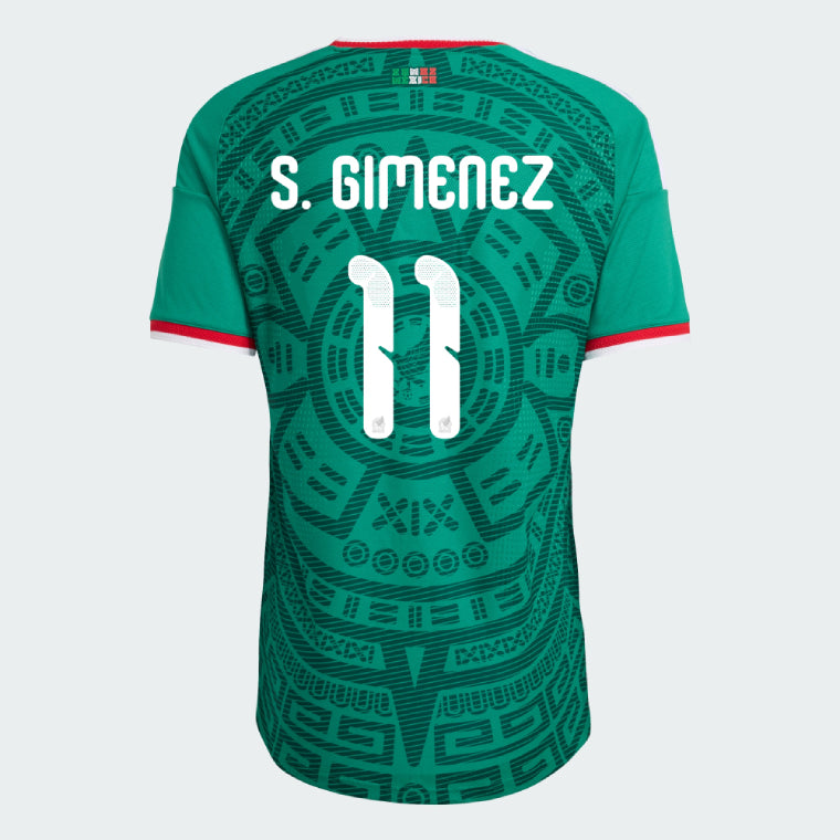 Mexico Home S. GIMENEZ 11 Jersey World Cup 2026 (Player Version)