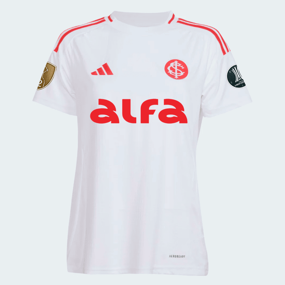 Internacional 2025/26 Away Jersey Soccer Women With Sponsors