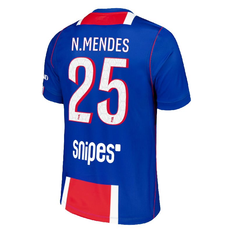 PSG Home N.MENDES 25 Jersey 26-27