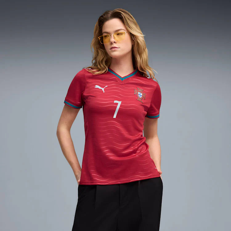 Portugal Cristiano Ronaldo #7 2026 Home Women - World Cup 2026
