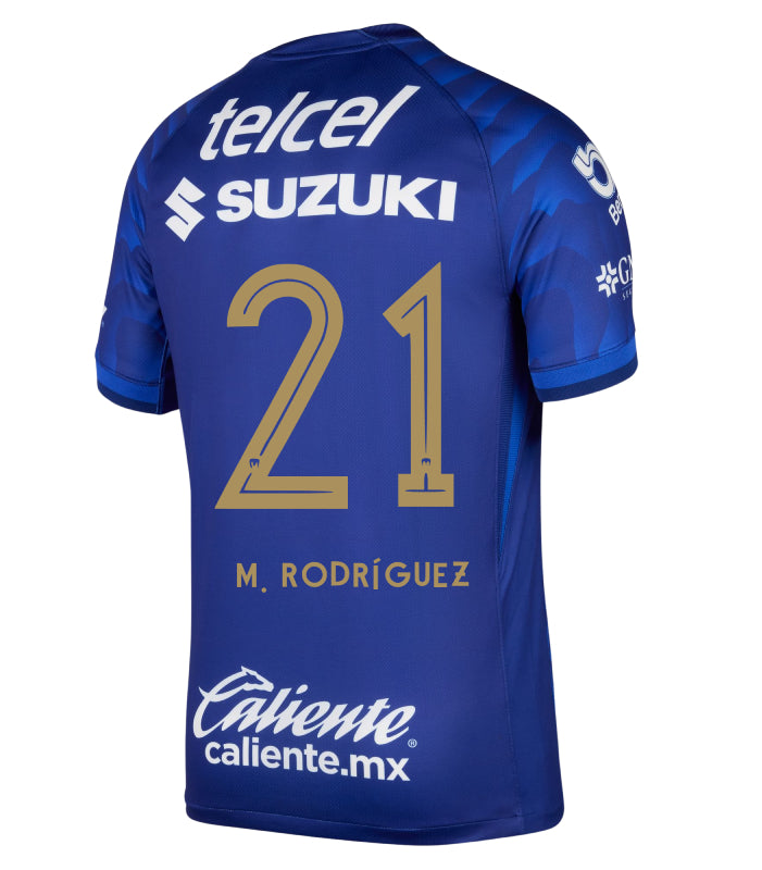 Pumas UNAM Away M. RODRÍGUEZ #21 Jersey 25-26