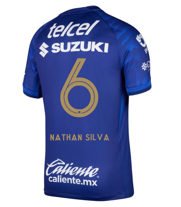 Pumas UNAM Away NATHAN SILVA #6 Jersey 25-26