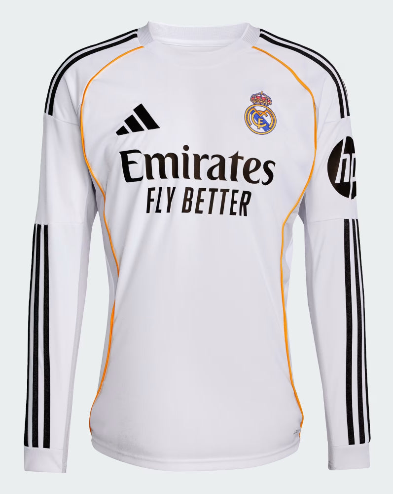 Real Madrid Home Arda Güler 15 Long Sleeve Jersey 25-26