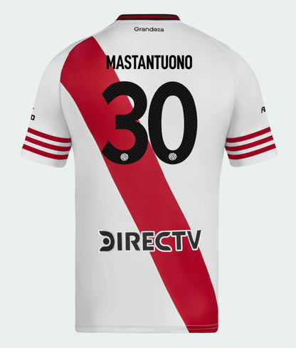 River Plate Home Mastantuono 30 Jersey 25-26