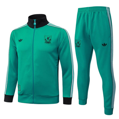 Liverpool Tracksuit Jacket Green 25/26