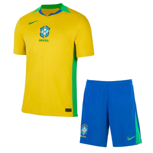 Brazil I Home 2025/26 Soccer - Kit Kids