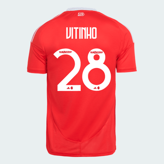 Internacional 2025/26 I Home Jersey Soccer Vitinho #28 - Fan Version
