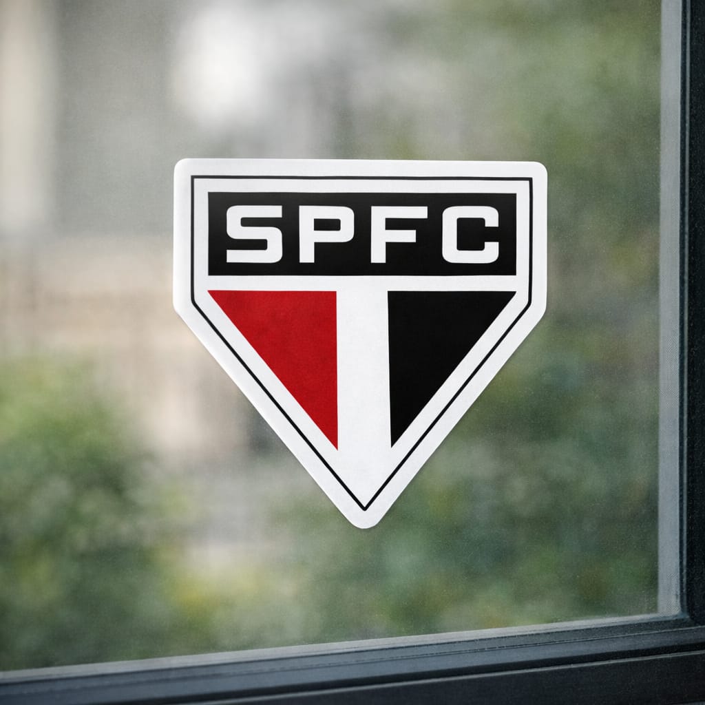 São Paulo FC Sticker – Pack 2 Stickers Vinyl Decal for Car Window