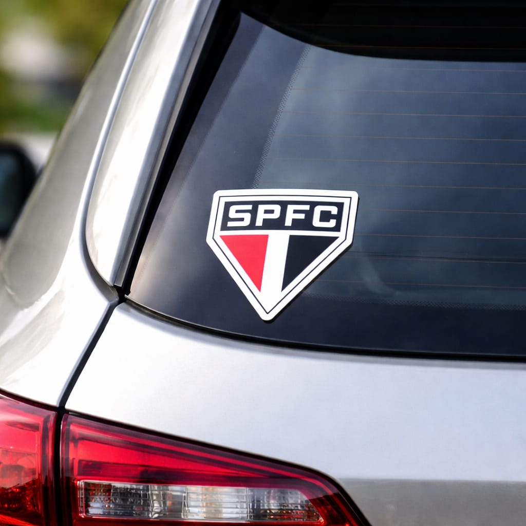 São Paulo FC Sticker – Pack 2 Stickers Vinyl Decal for Car Window