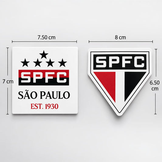 São Paulo FC Sticker – Pack 2 Stickers Vinyl Decal for Car Window