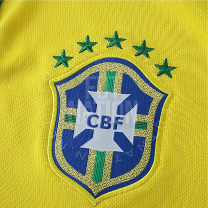 Brazil Home 2014 Jersey Soccer - Retro Version