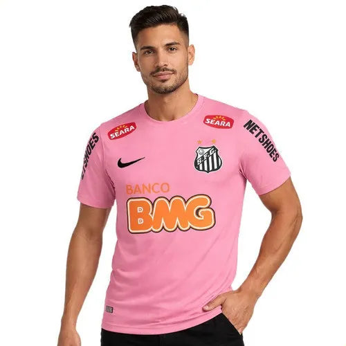 Santos FC Retro October Pink Jersey 2012/13
