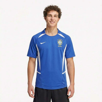Brazil Away 2002 Jersey Soccer - Retro Version