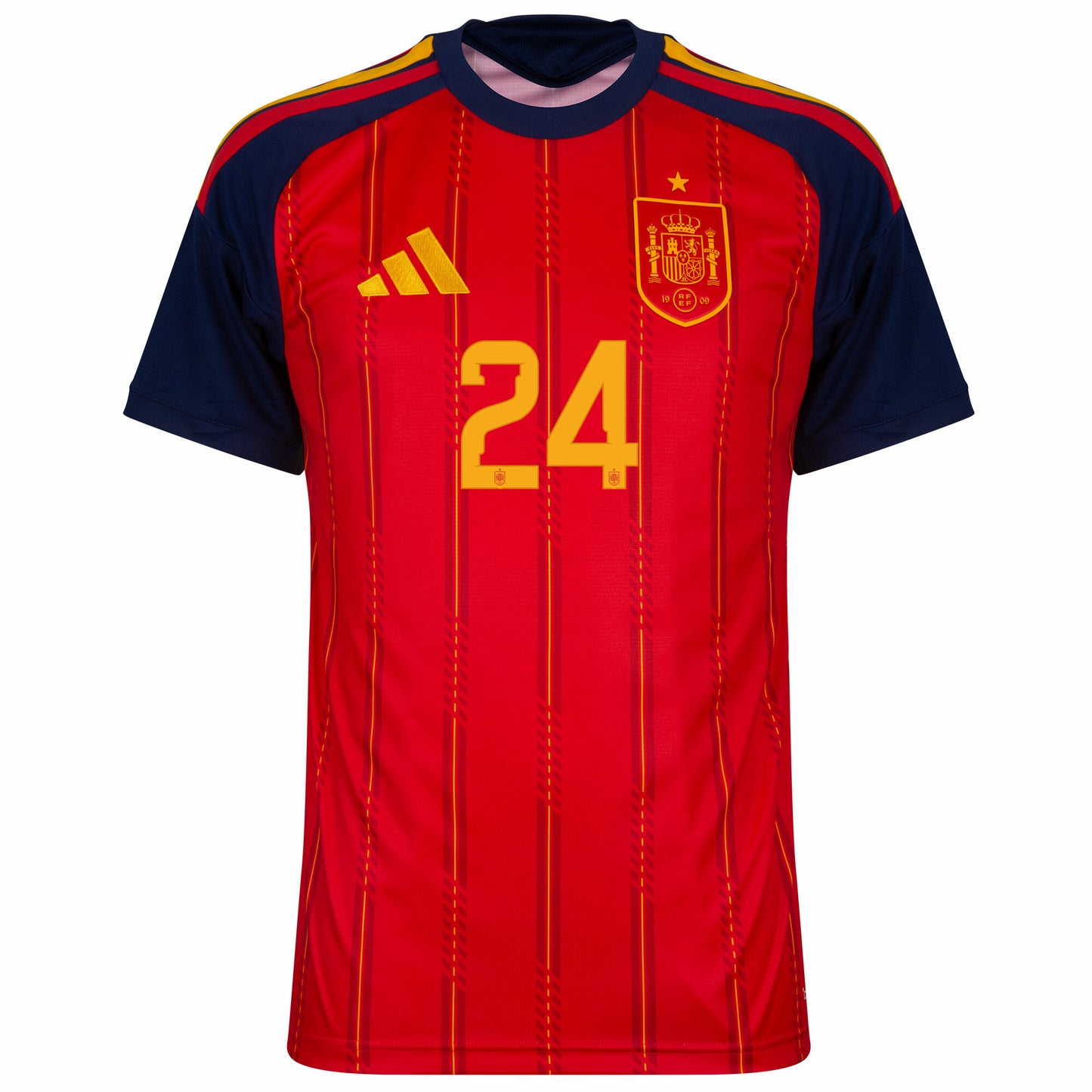 Spain 2026 Home Jersey Soccer Cucurella #24 - World Cup 2026