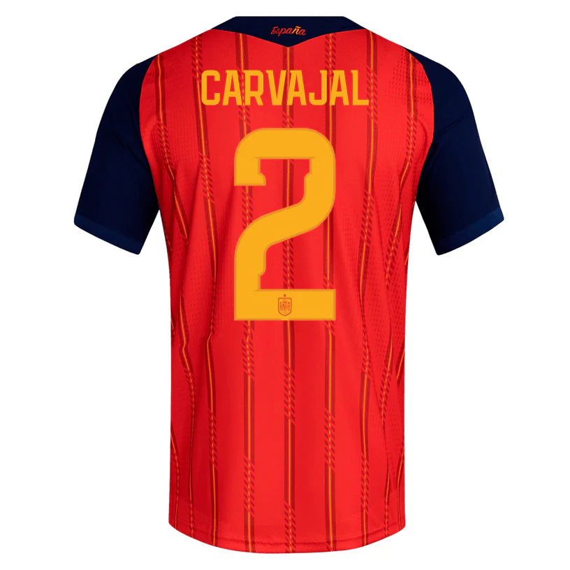 Spain 2026 Home Jersey Soccer Player Carvajal #2 - World Cup 2026