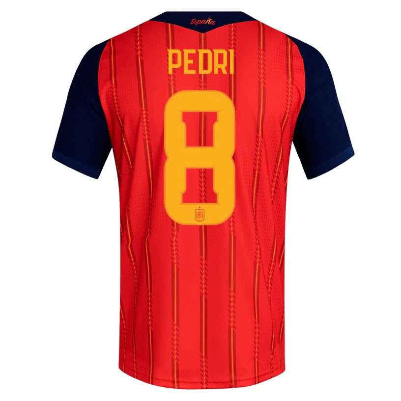 Spain 2026 Home Jersey Soccer Player Pedri #8 - World Cup 2026