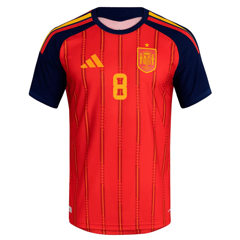 Spain 2026 Home Jersey Soccer Player Pedri #8 - World Cup 2026