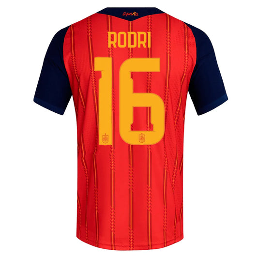 Spain 2026 Home Jersey Soccer Player Rodri #16 - World Cup 2026