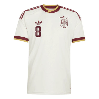 Spain 2026 Away Jersey Soccer Player Fabian #8 - World Cup 2026