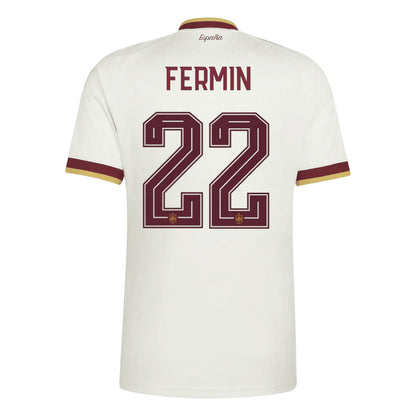 Spain 2026 Away Jersey Soccer Player Fermin #22 - World Cup 2026