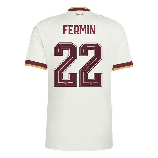Spain 2026 Away Jersey Soccer Player Fermin #22 - World Cup 2026