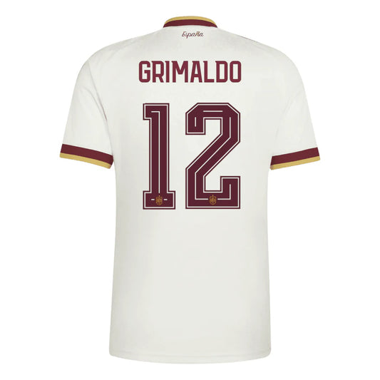 Spain 2026 Away Jersey Soccer Player Grimaldo #12 - World Cup 2026