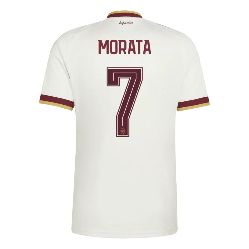 Spain 2026 Away Jersey Soccer Player Morata #7 - World Cup 2026