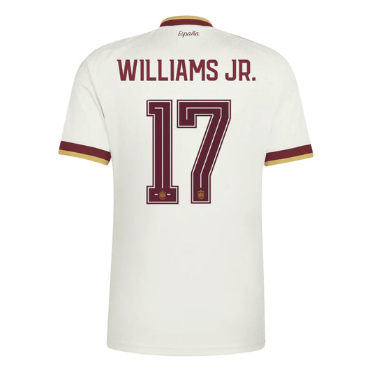Spain 2026 Away Jersey Soccer Player Nico Williams #17 - World Cup 2026