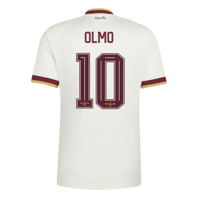 Spain 2026 Away Jersey Soccer Player Olmo #10 - World Cup 2026