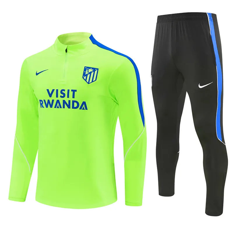 Atletico Madrid Tracksuit Kit Neon Green 2026/27