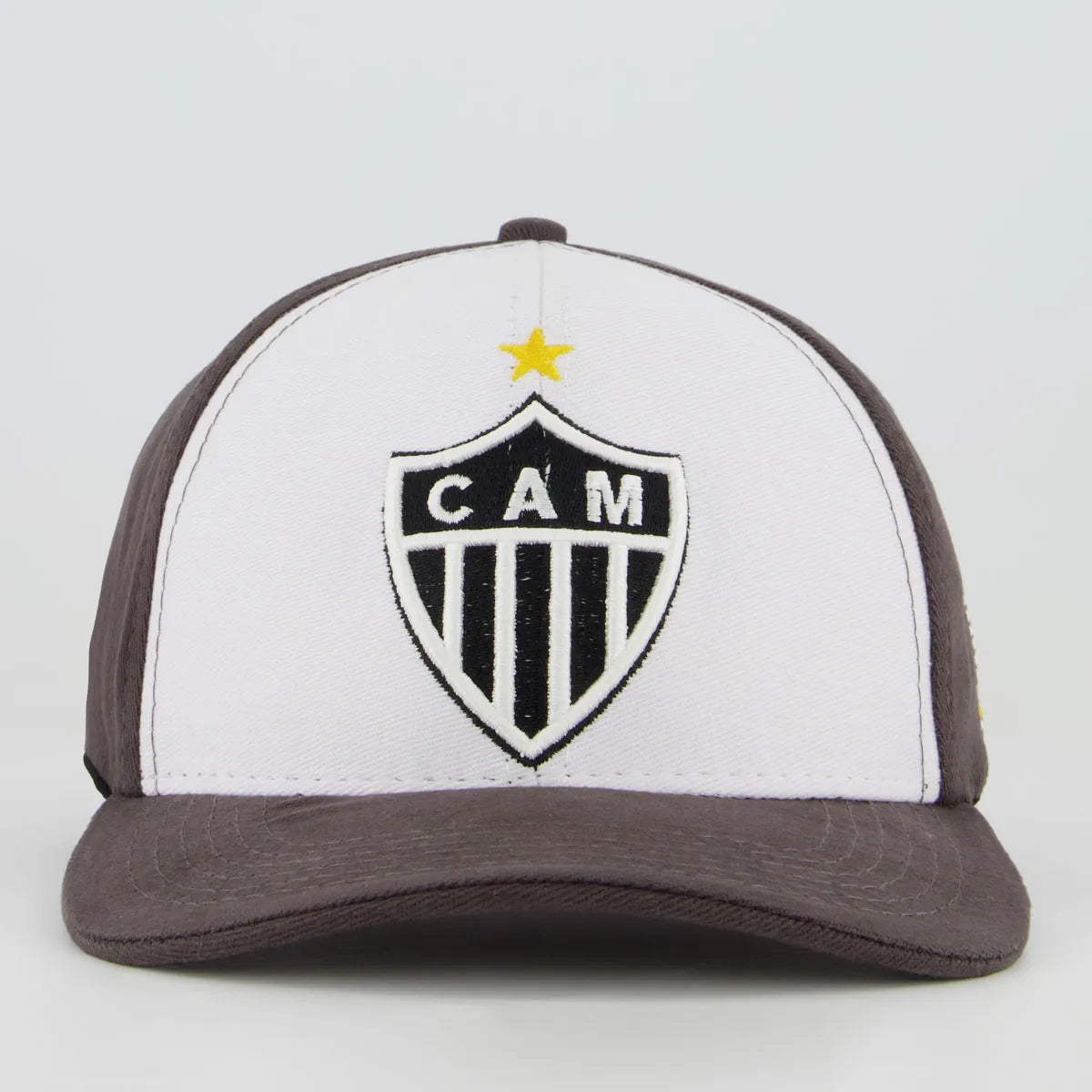 Atletico Mineiro Cap Badge Gray and White