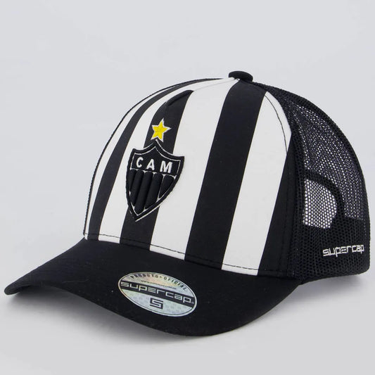 Atlético Mineiro Cap Trucker American Black and White