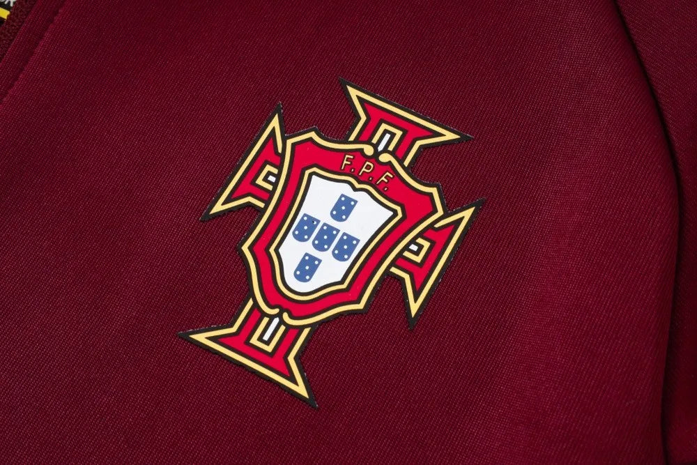 Portugal Tracksuit Full Ziper Burgundy 2026