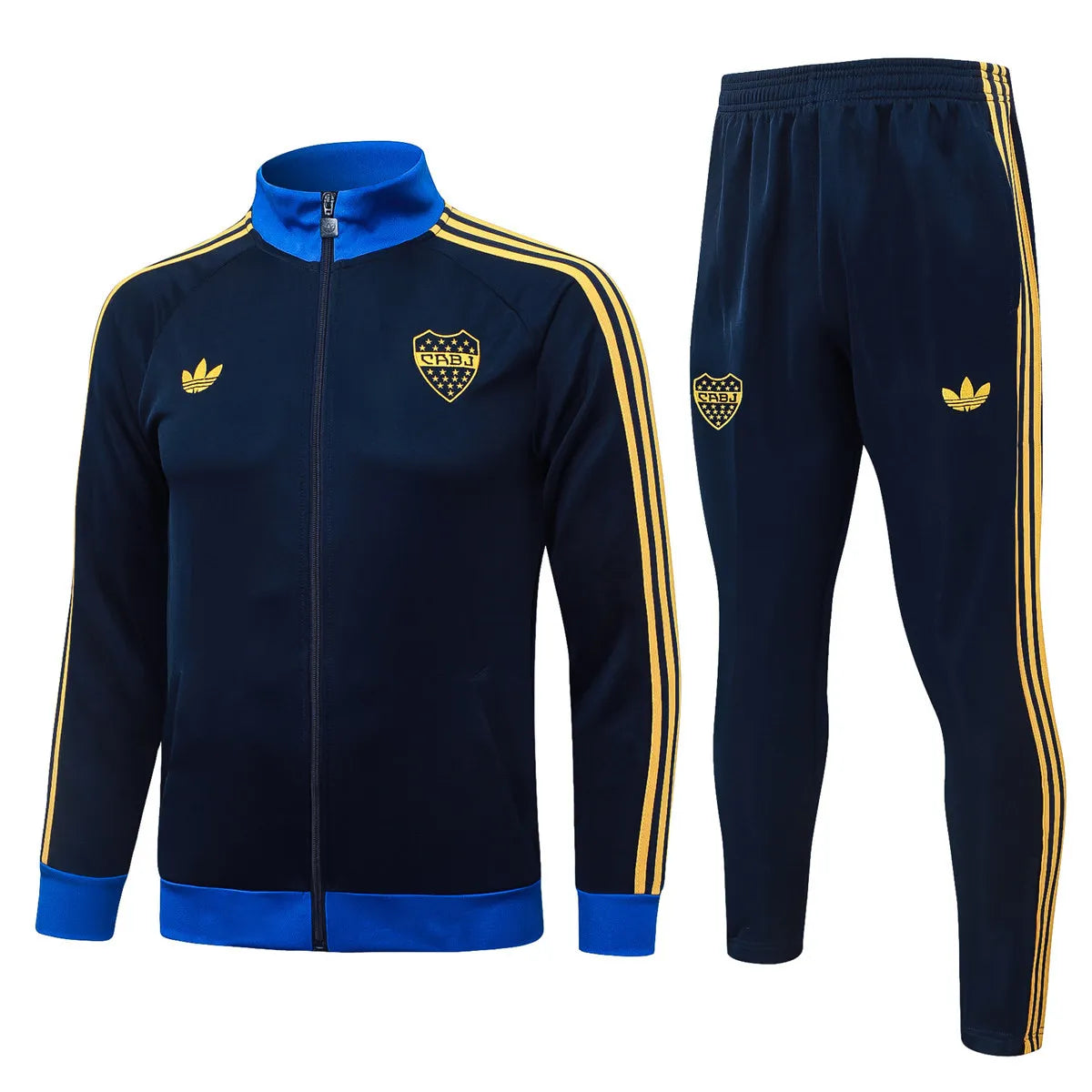 Boca Juniors Tracksuit Kit Navy Full Ziper 26/27
