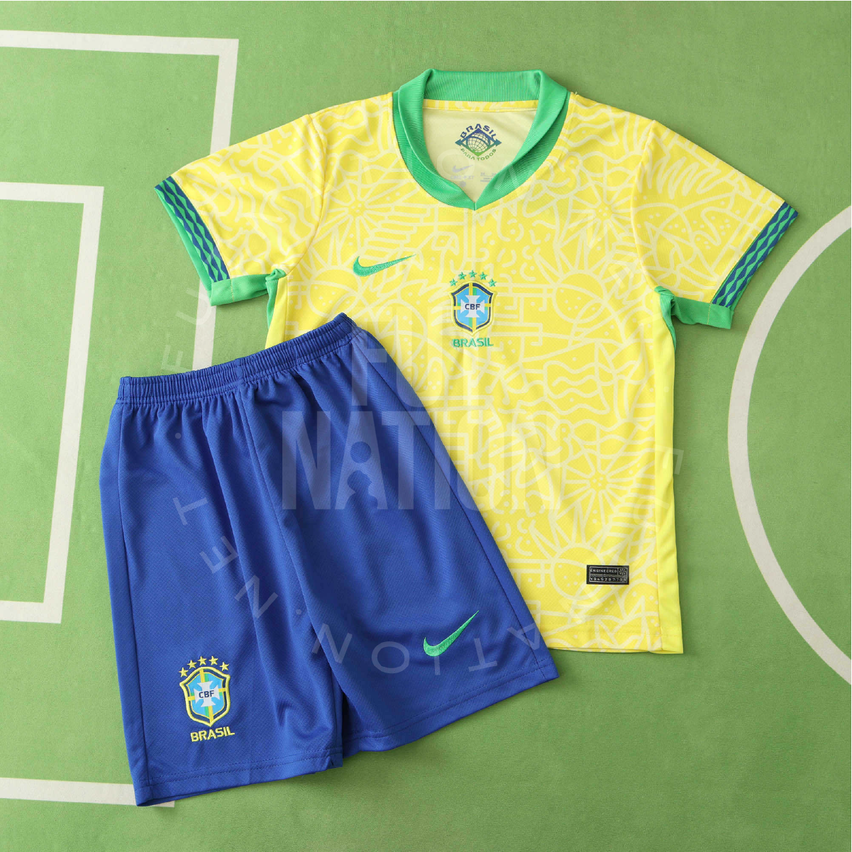 Brazil I Home 2024/25 Soccer - Kit Kids