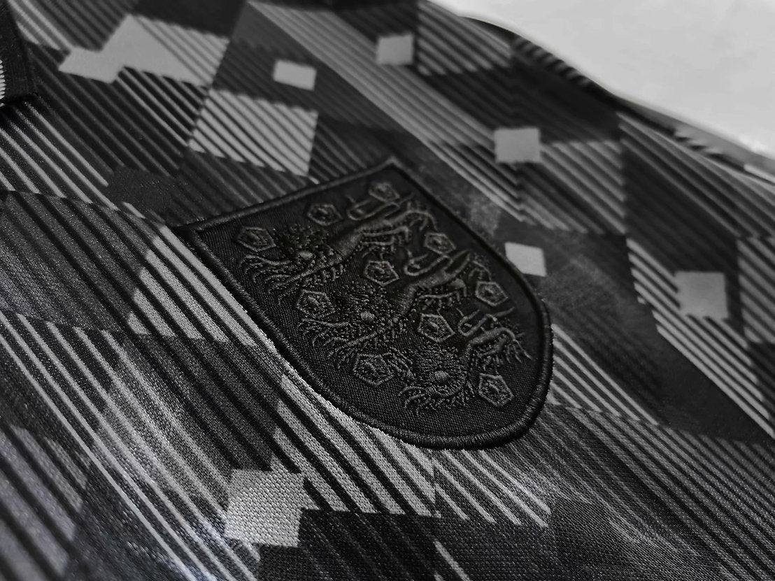 England Black Out Retro Jersey 1990