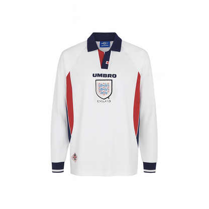 England Home Retro Long Sleeve Jersey 1998