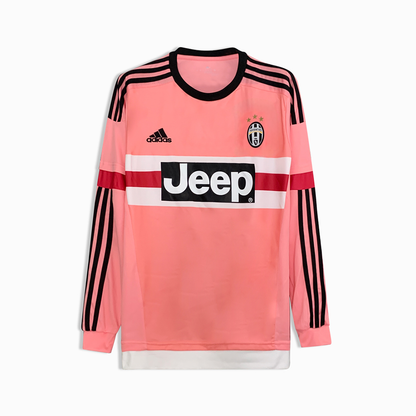 Juventus Away Long Sleeve Retro Jersey 2015-16
