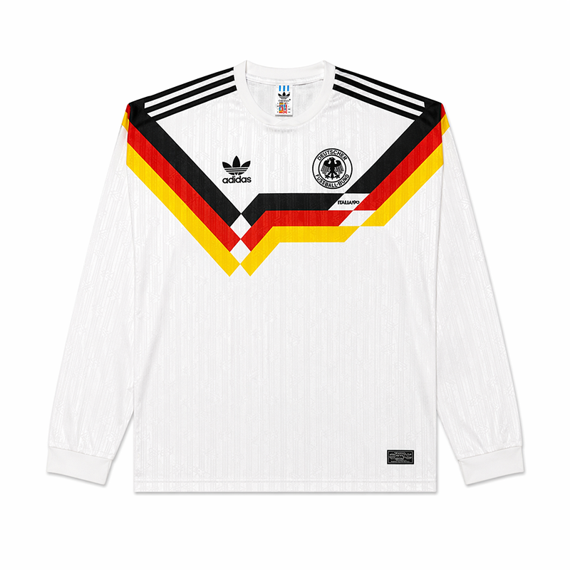 Germany Home Long Sleeve Retro Jersey 1990