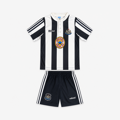 Newcastle United Home Retro Kids Kit 1995-1997