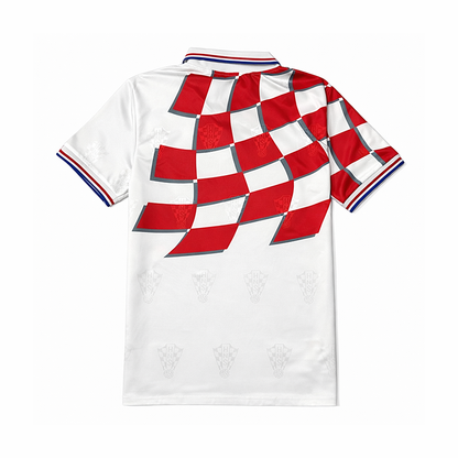 Croatia Home Retro Jersey 1998