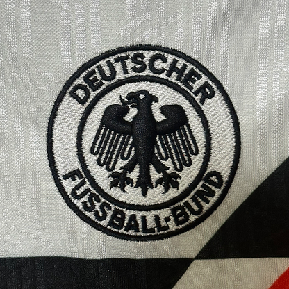 Germany Home Long Sleeve Retro Jersey 1990