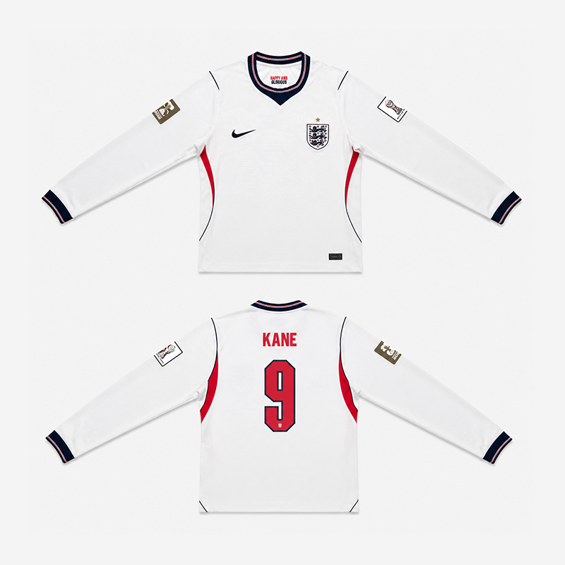 England Home Long Sleeve Jersey 2026
