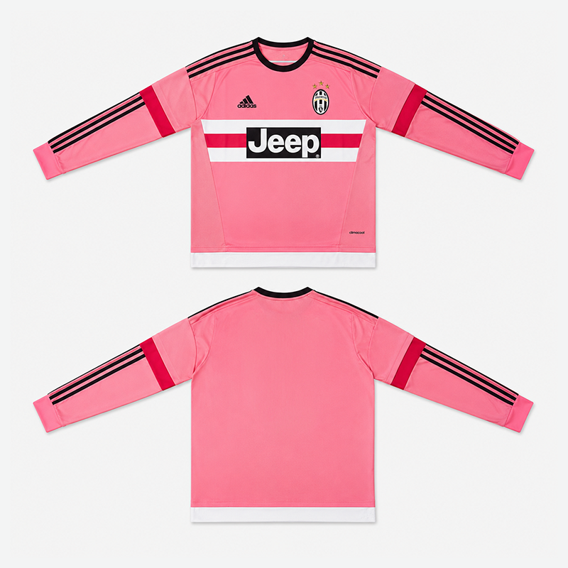 Juventus Away Long Sleeve Retro Jersey 2015-16