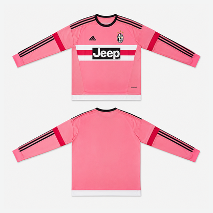 Juventus Away Long Sleeve Retro Jersey 2015-16
