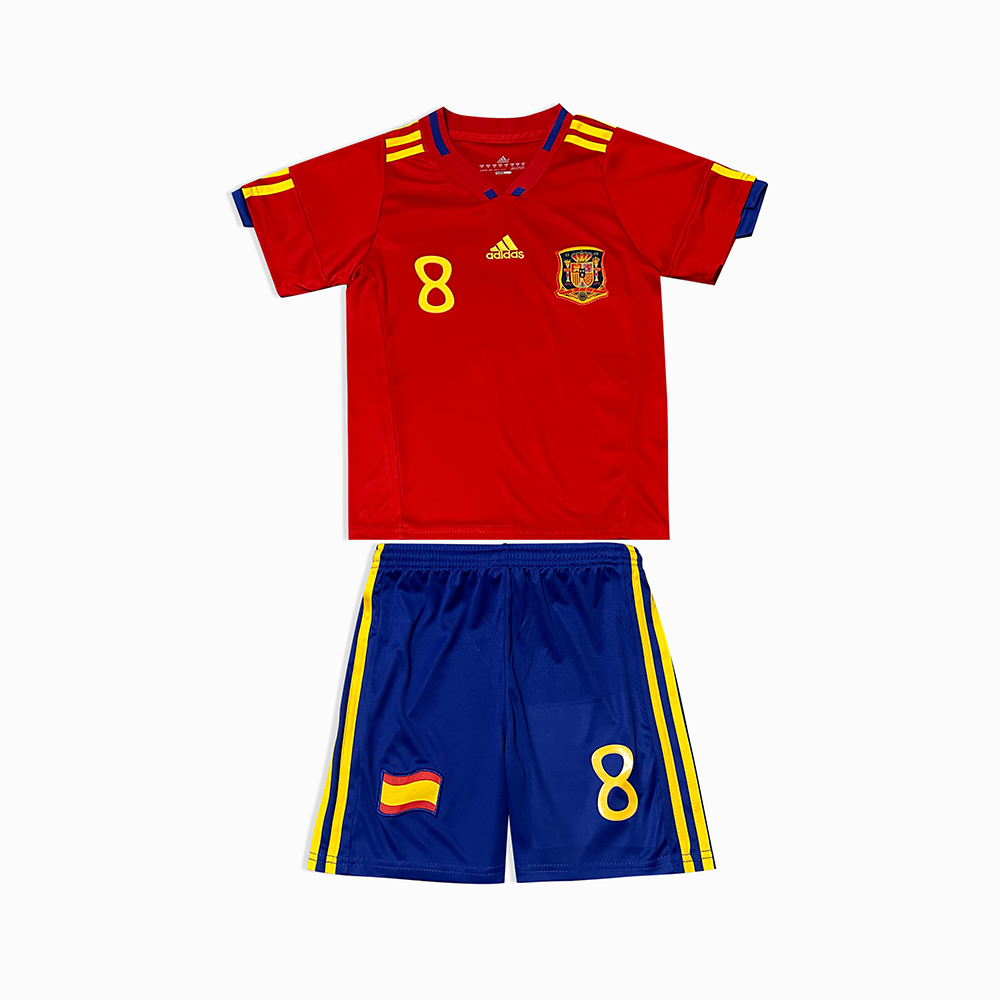 Spain Home Retro Kids Kit 2010
